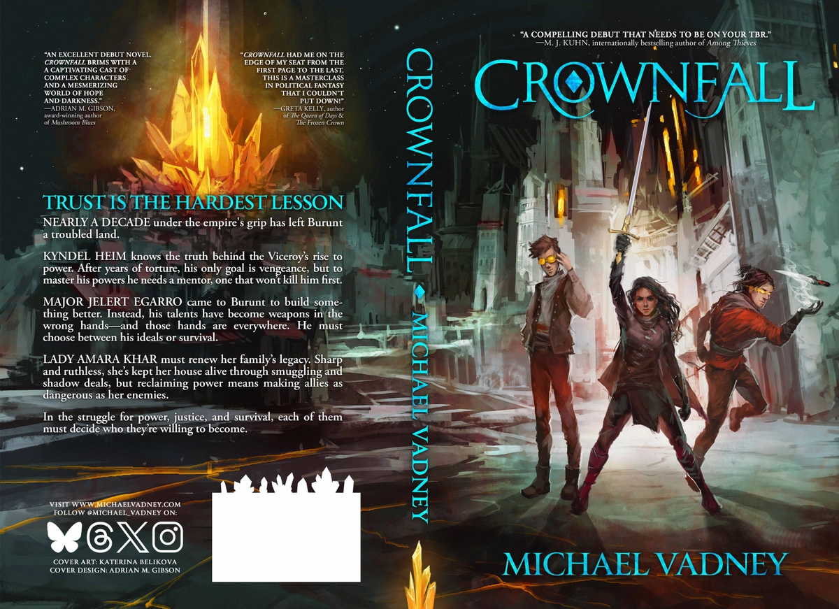 Crownfall by Michael Vadney cover