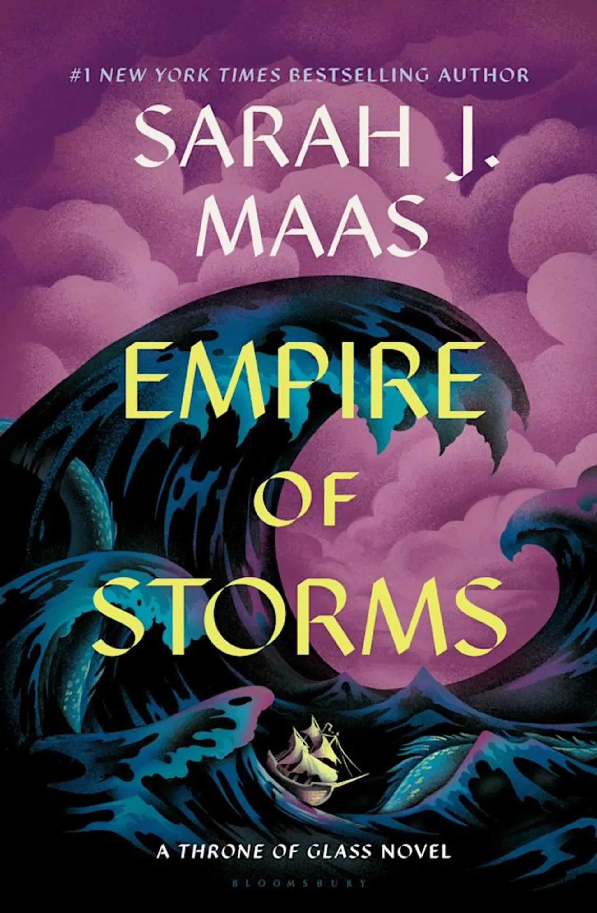 Cover for Empire of Storms by Sarah J. Maas